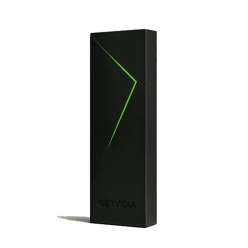 NVIDIA Shield TV, a premium IPTV streaming device with 4K support.